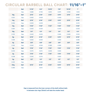 Circular Barbell Shaft - Gold
