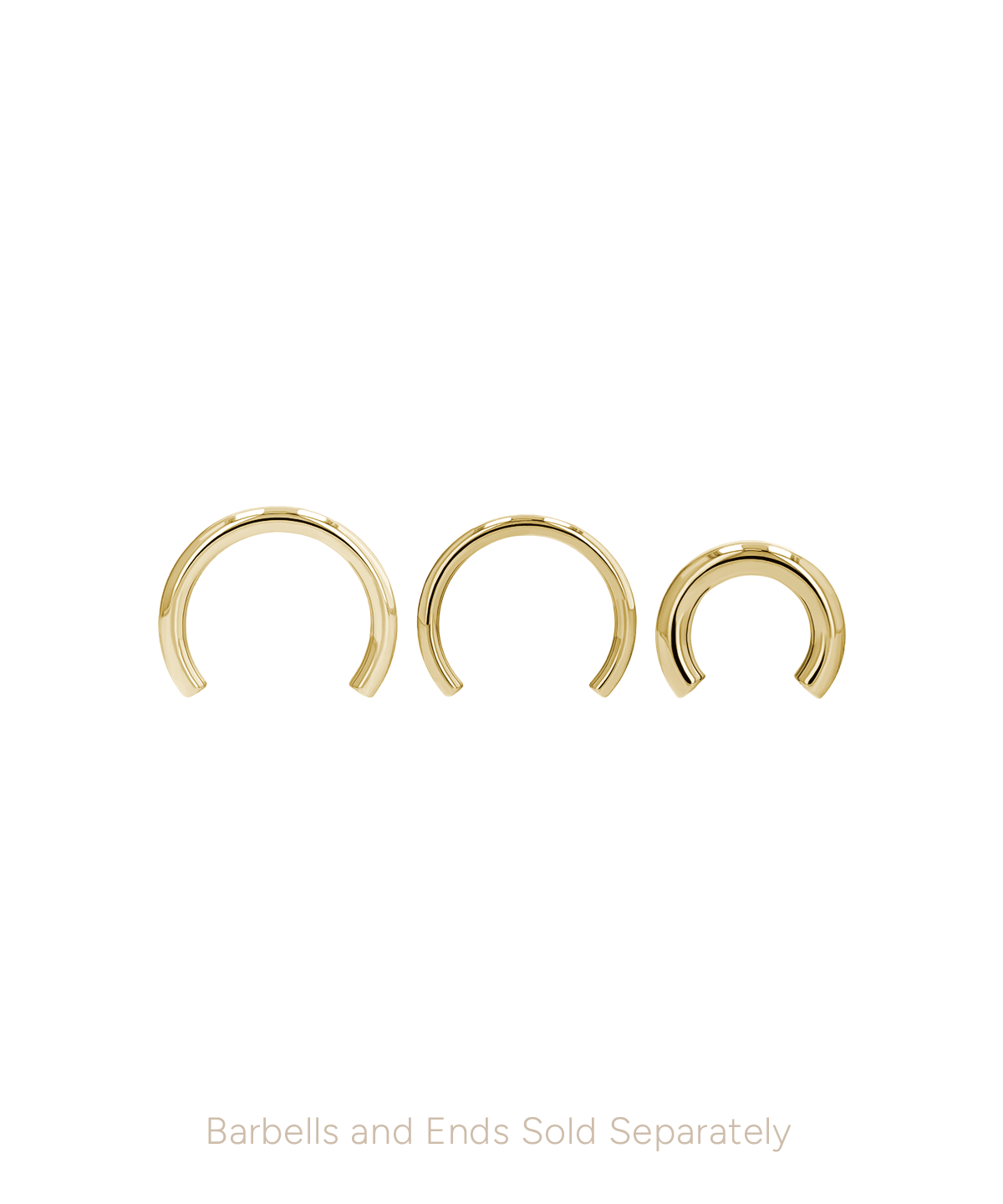 Circular Barbell Shaft - Gold