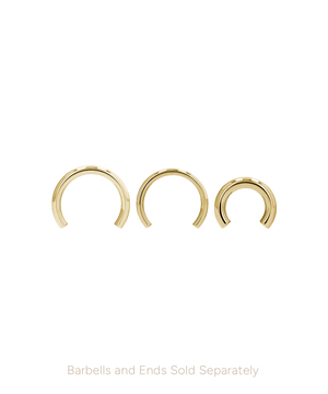 Circular Barbell Shaft - Gold