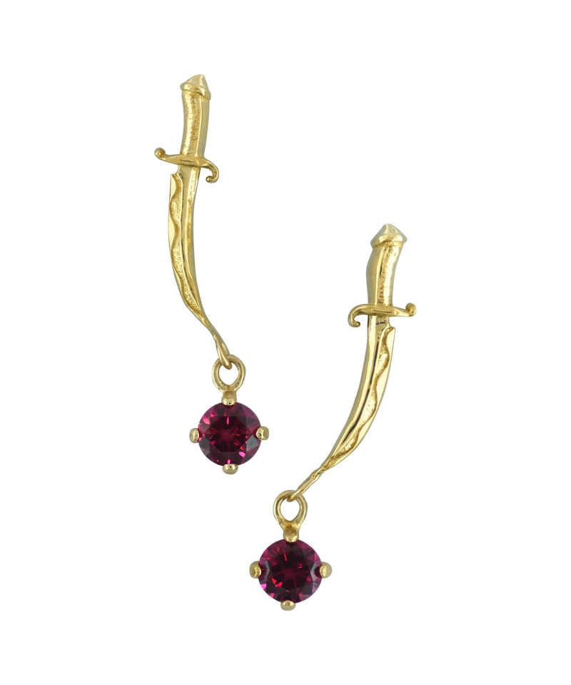 Curved Dagger Dangle