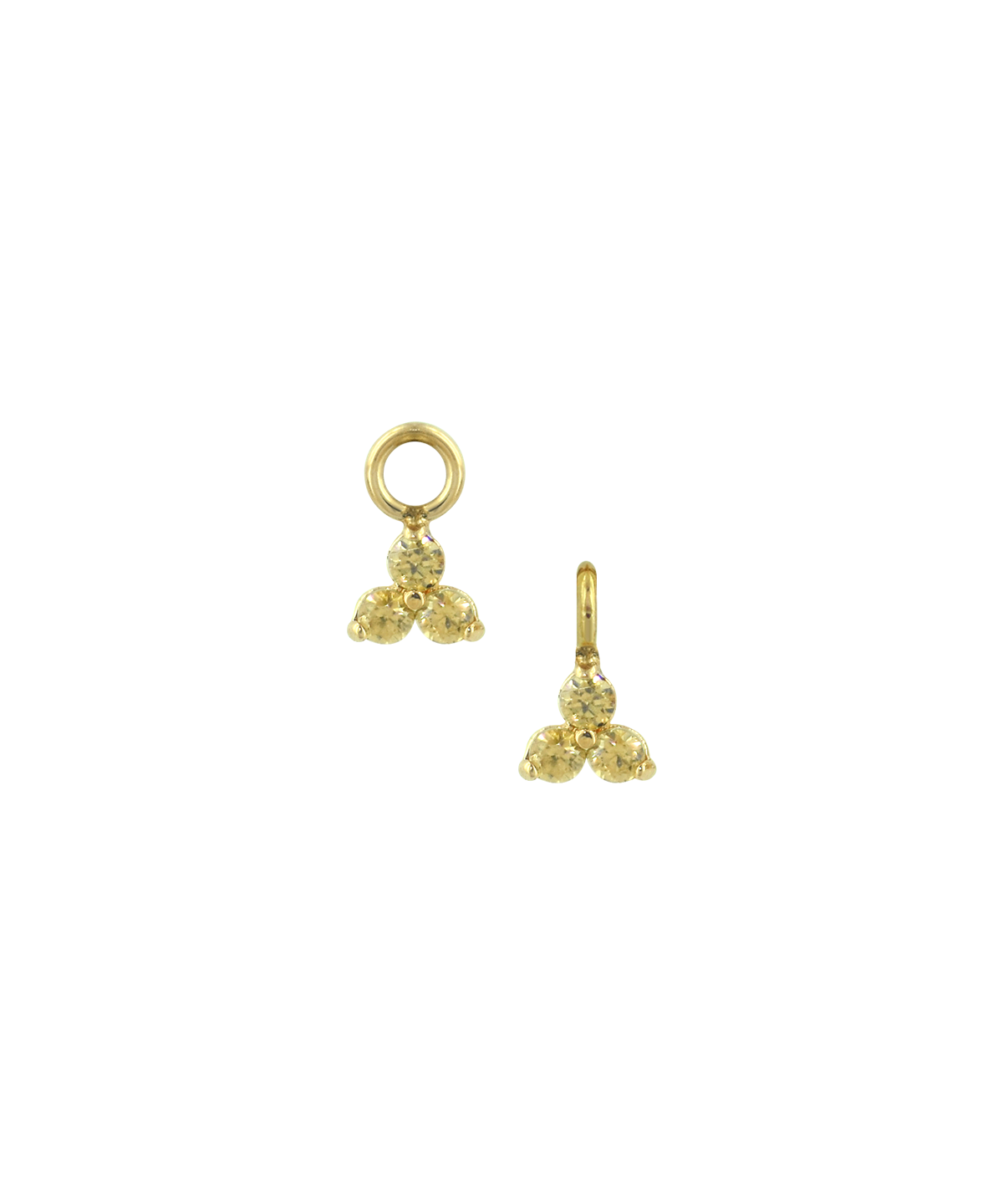 Faceted Trio Charm