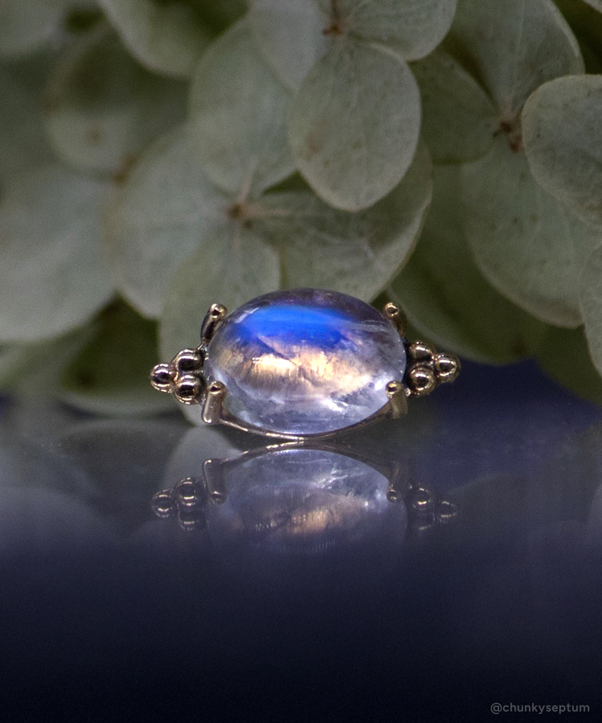 FaraTa with Genuine Rainbow Moonstone