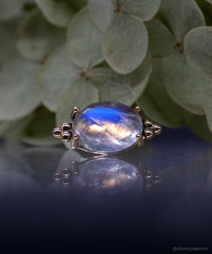 FaraTa with Genuine Rainbow Moonstone