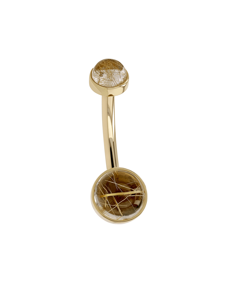 Threaded Bezel Navel Curve