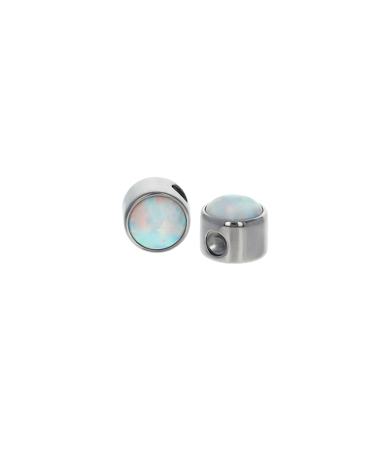 18K Rose Gold Captive Bezel End