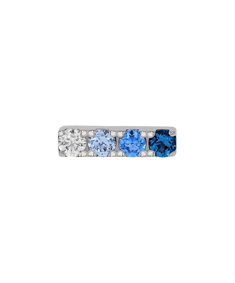 Gem Bar End With 4 Stones