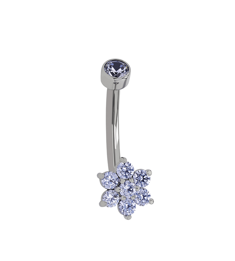 Threaded Flower J Navel Curve