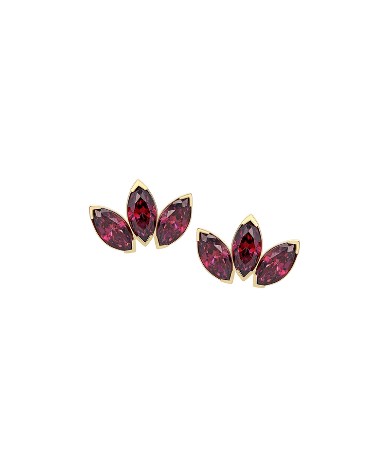 Marquise Fan With 3 Stones - Standard