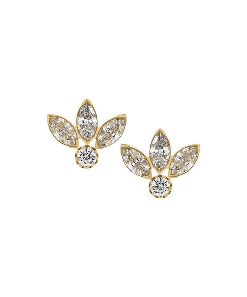 Marquise End with Accent End - 3 Stones Standard