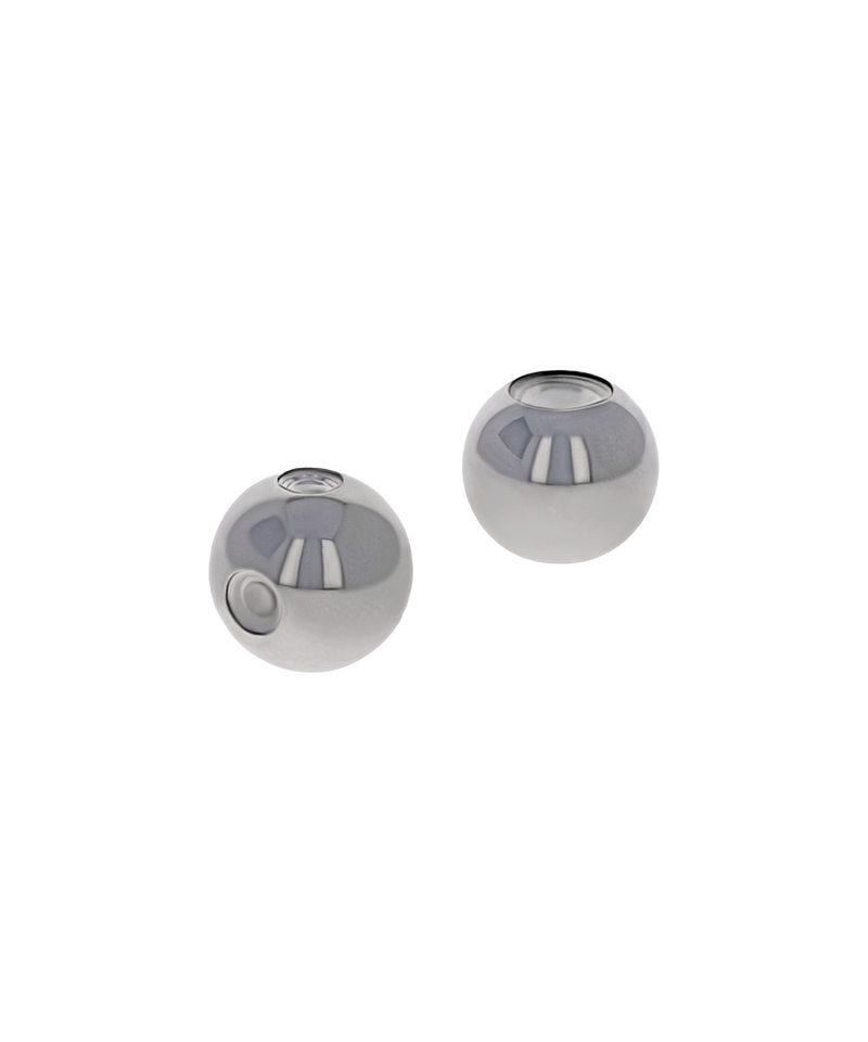 Captive Bead End - Titanium, Stainless Steel and Rubber - Overstock