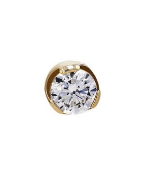 Prong Set Gem End-Faceted