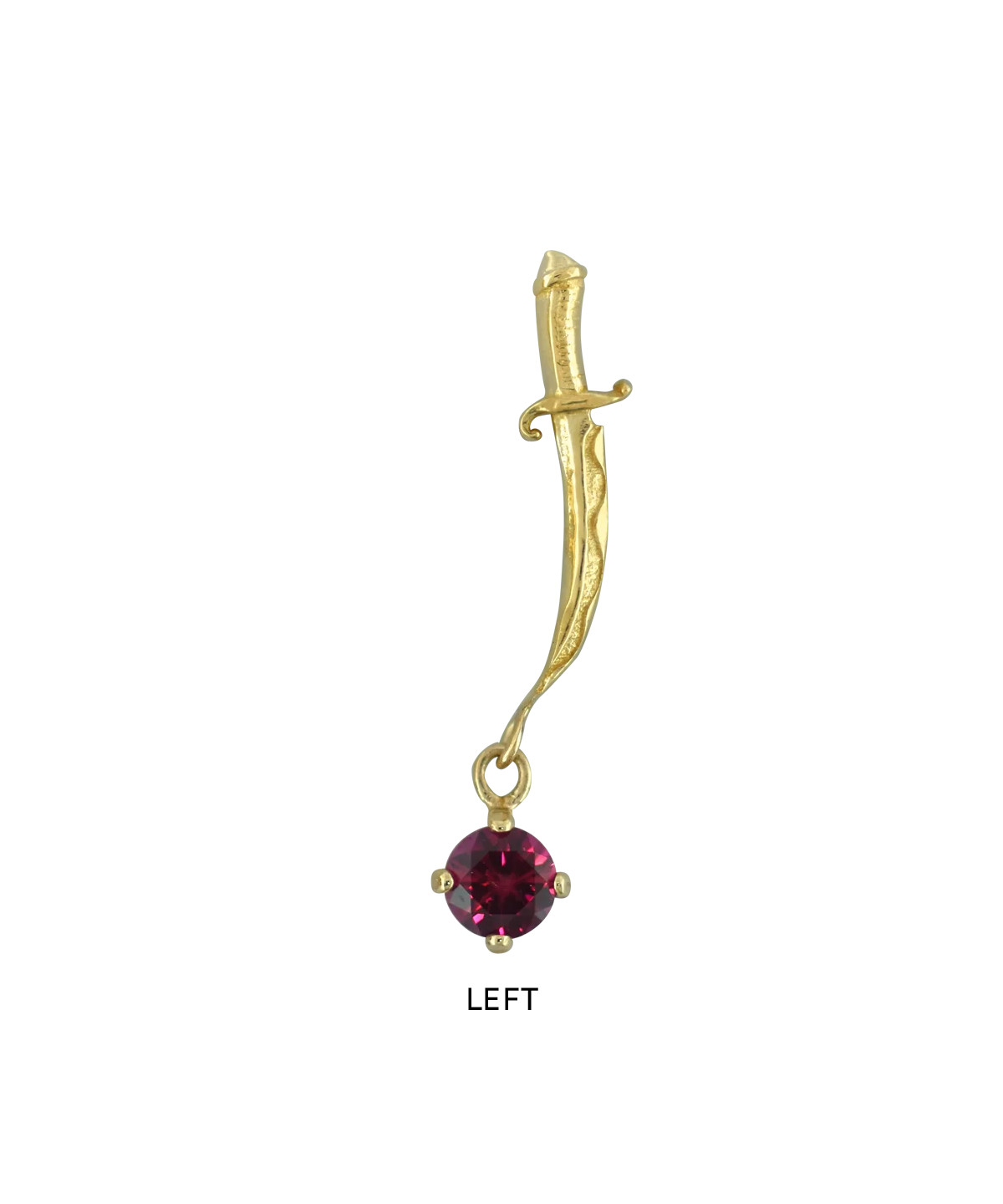 Curved Dagger Dangle