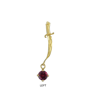 Curved Dagger Dangle
