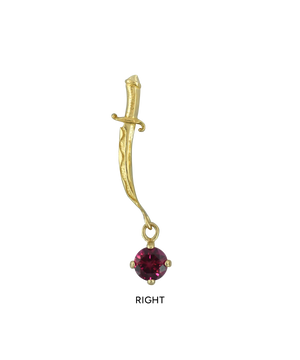 Curved Dagger Dangle