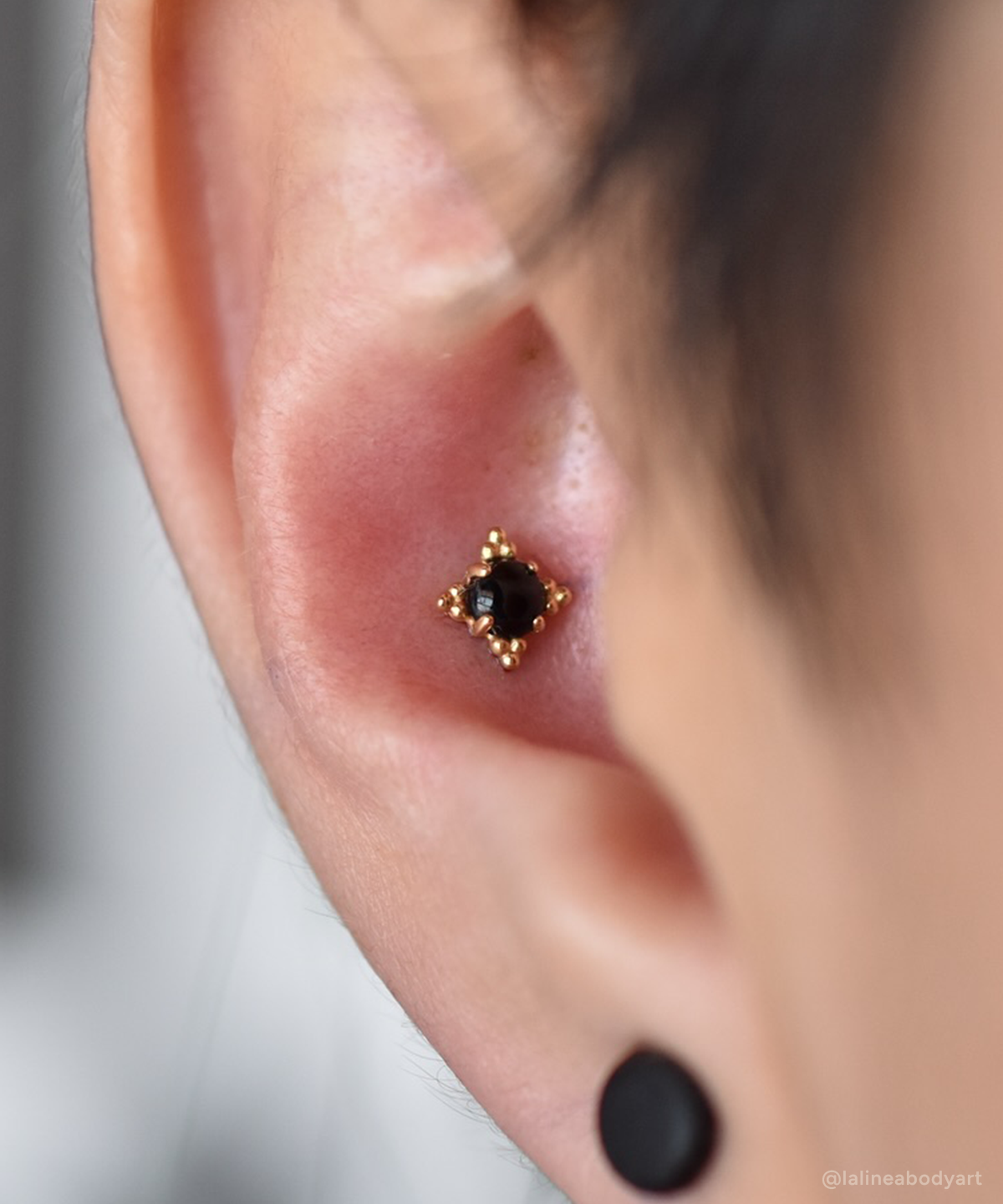 Threaded Zia End - Cabochon
