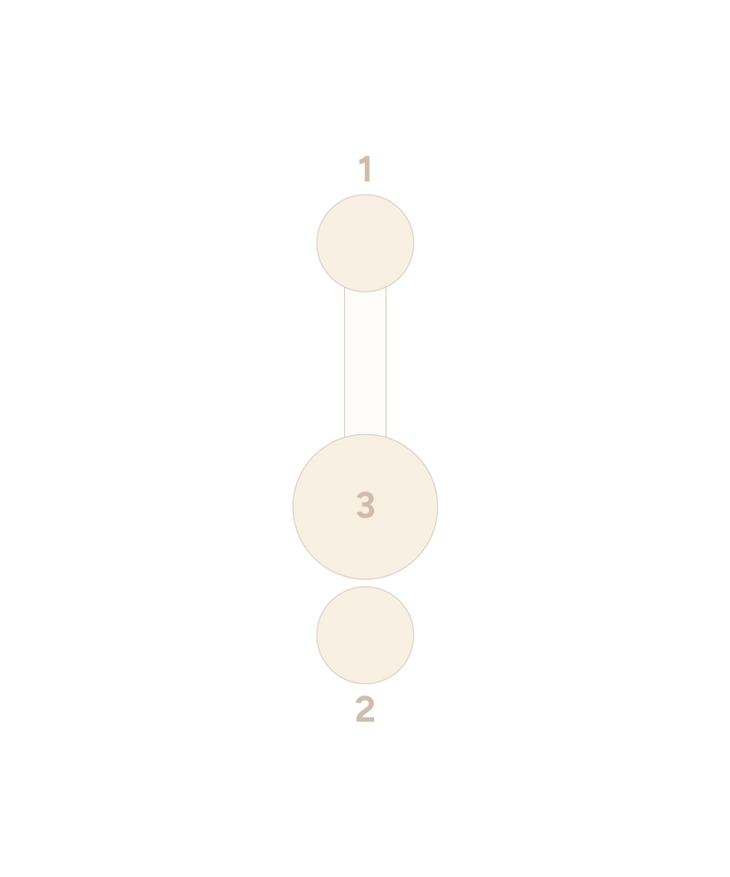 Threaded 2 Tiered Navel Curve