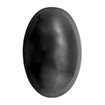 6mmx8mm - Cabochon Oval Cut Hematite Hematite