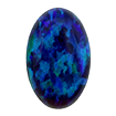 6mmx8mm - Cabochon Oval Cut Blue Green Opal