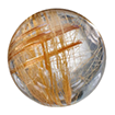 20mm - Cabochon Round Genuine Golden Rutilated Quartz