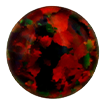5mm - Cabochon Round Synthetic Opal Red Opal