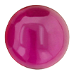 5mm - Cabochon Round Synthetic Ruby