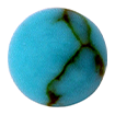 2.5mm - Cabochon Round Synthetic Opal