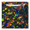 6mm - Cabochon Square Synthetic Opal Black Opal