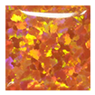4mm - Cabochon Square Synthetic Opal Orange Opal
