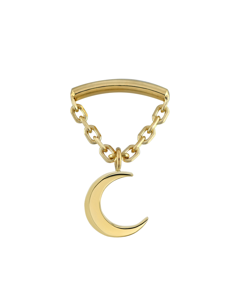 Helix Drape with Moon Charm