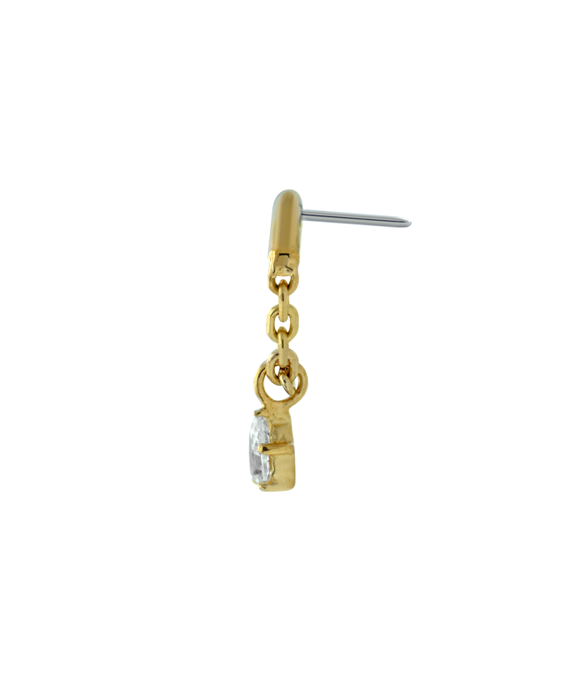 Helix Drape with Pear Charm