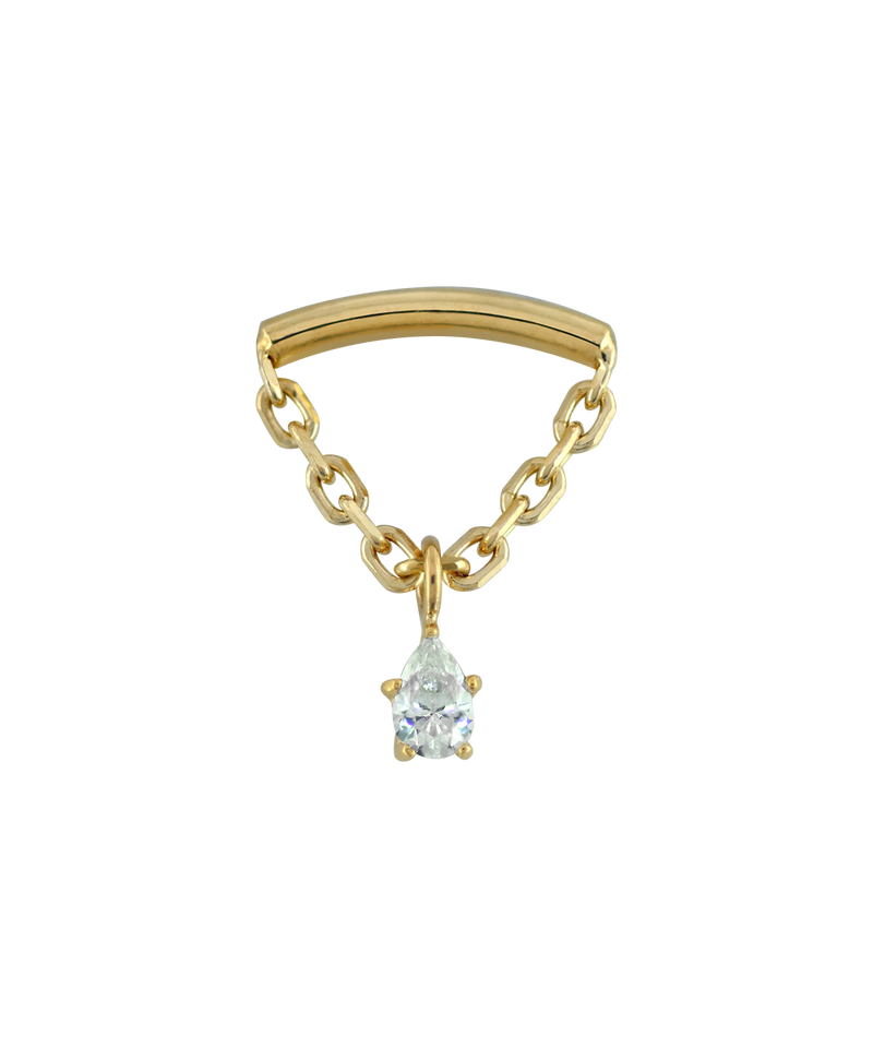 Helix Drape with Pear Charm