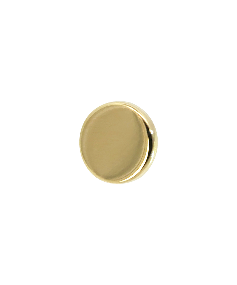 Threaded Disk End - Gold