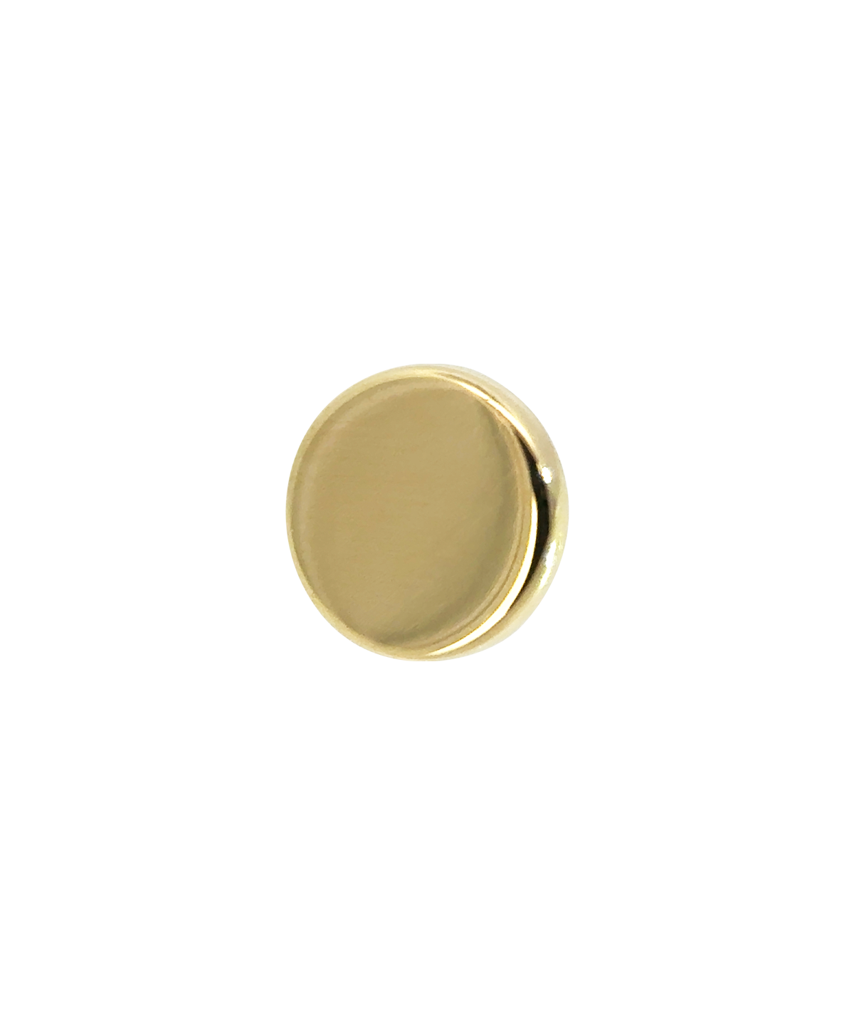 Threaded Disk End - Gold