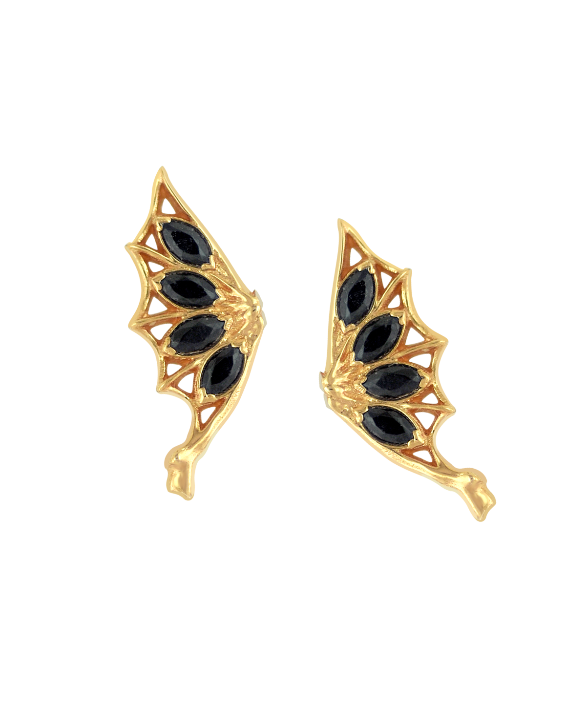 Threadless Gemmed Bat Wings