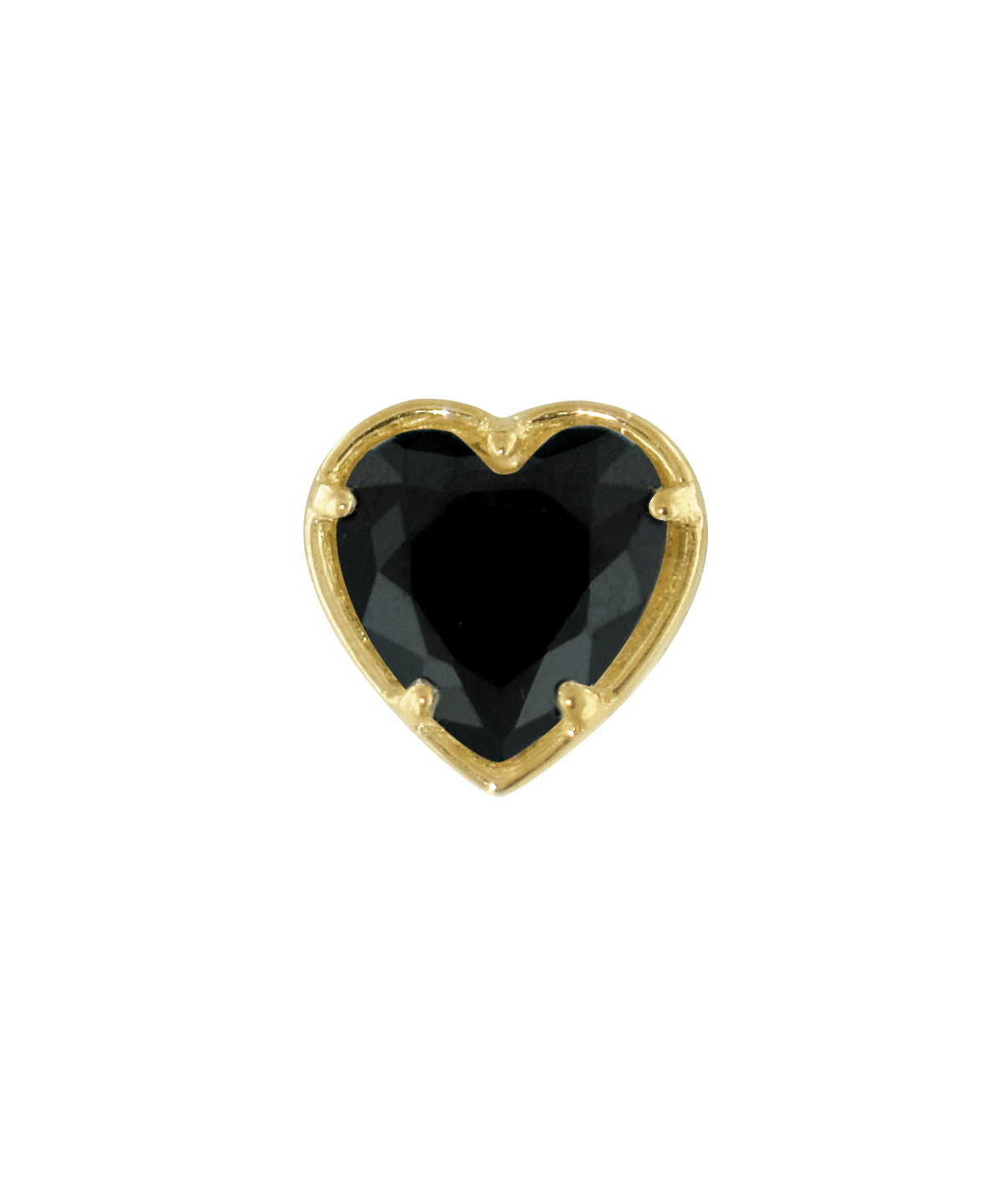 Bezel Heart Gem End
