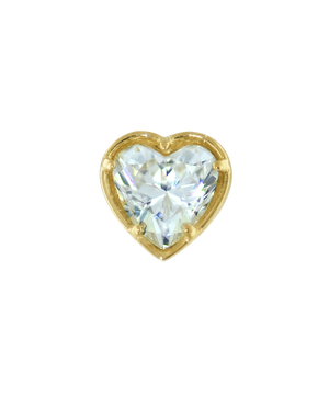 Bezel Heart Gem End