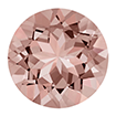4mm - Faceted Round Ceramic Dusty Morganite