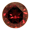 3.5mm - Faceted Round Genuine Garnet
