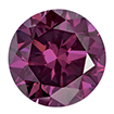 2mm - Faceted Round Genuine Purple Diamond