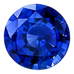2.5mm - Faceted Round Genuine SA Blue 1