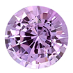 2mm - Faceted Round Genuine SA Purple 3