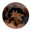 3mm - Faceted Round Genuine Smoky Quartz