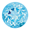 2.5mm - Faceted Round Passion Topaz Aqua Blue