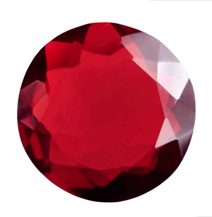 3.5mm - Faceted Round Passion Topaz Brandy Wine