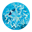 5mm - Faceted Round Passion Topaz Ice Blue