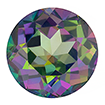 2mm - Faceted Round Passion Topaz Mystic