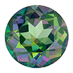 2.5mm - Faceted Round Passion Topaz Mystic Green