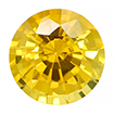 3mm - Faceted Round Passion Topaz Yellow