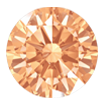 2.5mm - Faceted Round Zirconia Amber Yellow