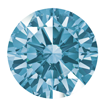 6mm - Faceted Round Zirconia Aquamarine